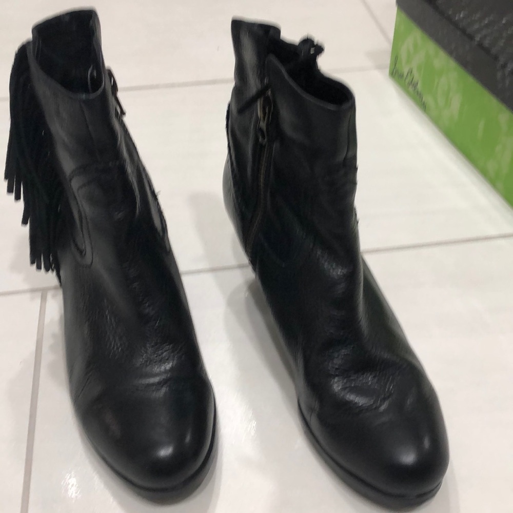 Sam Edelman black leather booties NEW LOWER PRICE